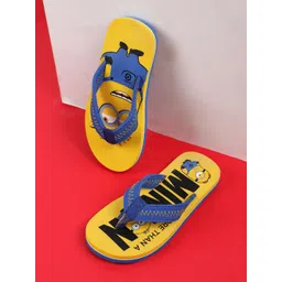Kids Ville Boys Minions Printed Rubber Thong Flip Flops-picture-41