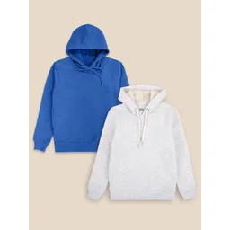 Kids Ville Boys Pack Of 2 Cotton Hoodie Sweatshirts-picture-48