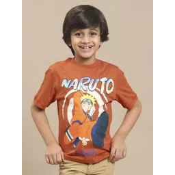 Kids Ville Boys Printed Pure Cotton Oversized Fit Tshirts-picture-38