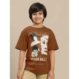 Kids Ville Boys Printed Pure Cotton Oversized Tshirts-picture-33