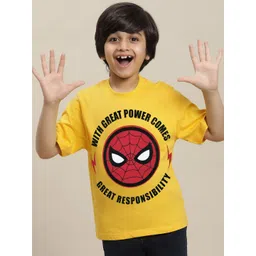 Kids Ville Boys Printed Pure Cotton Tshirts-picture-16