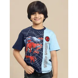 Kids Ville Boys Printed Pure Cotton Tshirts-picture-24