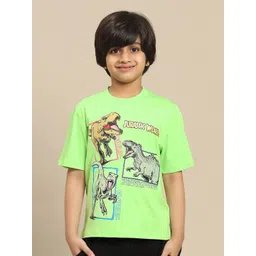 Kids Ville Boys Printed Pure Cotton Tshirts-picture-31