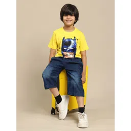 Kids Ville Boys Printed Pure Cotton Tshirts image 5
