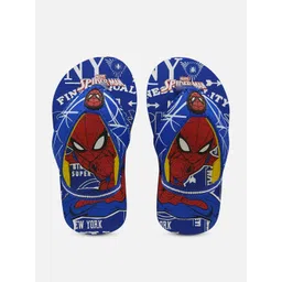 Kids Ville Boys Red & Blue Spiderman Printed Rubber Thong Flip-Flops-picture-38