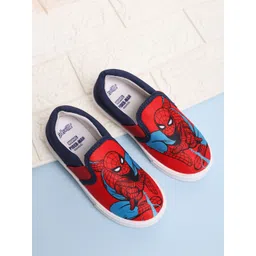 Kids Ville Boys Spiderman Printed Slip-On Sneakers-picture-19