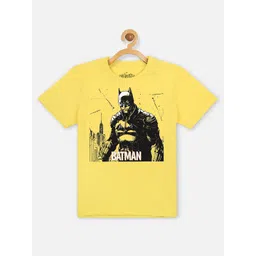 Kids Ville Boys Yellow Batman Printed T-shirt-picture-21