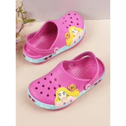 Kids Ville Girls Barbie Printed Clogs-picture-51