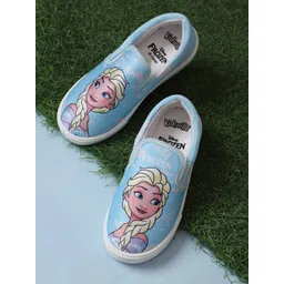 Kids Ville Girls Frozen Printed Slip-On Sneakers-picture-15
