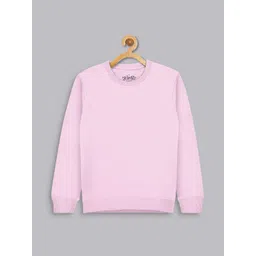 Kids Ville Girls Pink Sweatshirt-picture-34