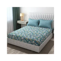 KIDS WONDERS Kids Print Flat Bedsheet in floral print With 2 Pillow Covers.-picture-28