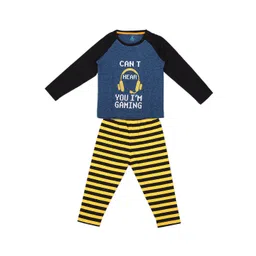 KIDSCRAFT Boys Typography Printed Night suit-picture-32