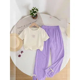 KIDSCUTE Unisex Kids Top with Palazzos-picture-11