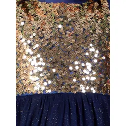 KidsDew Girls Embellished Net Fit & Flare Dress image 2