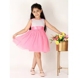 KidsDew Girls Net Fit & Flare Dress-picture-30