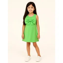 KidsDew Kids Green A-Line Dress-picture-14