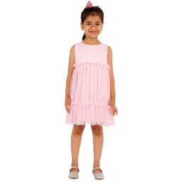 KidsDew Kids Pink Embellished Dress-picture-37