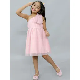 KidsDew Pink Regular Fit Dress-picture-20