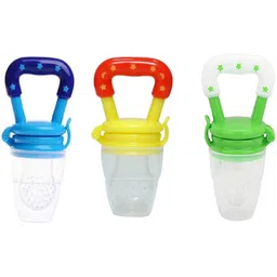 kidsify Nibbler, Soother for Babies | Pacifier for New Born Baby | Silicone Fruit and Juice Feeder Kids Nipple Pacifier for Fruit Vegetable BPA Free (Pack of 3) Soother-picture-25