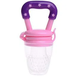 kidsify Nibbler, Soother for Babies | Pacifier for New Born Baby | Silicone Fruit and Juice Feeder Kids Nipple Pacifier for Fruit Vegetable BPA Free (Pink) Soother-picture-25