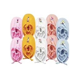 KIDSKA Kids Pack Of 5 Printed Cotton Ankle-Length Socks-picture-46