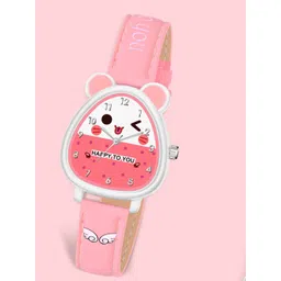 KIDSUN Girls Dial & Leather Straps Analogue Multi Function Watch 7032_PINK_PINK-picture-29