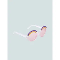KIDSUN Girls Full Rim Style Round Sunglasses with 159_PINK_PINK-picture-13