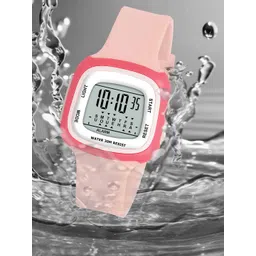 KIDSUN Kids Dial & Straps Digital Multi Function Watch 877_PINK_PINK-picture-13