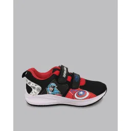 kidsville Boys Round-Toe Slip-On Shoes with Velcro Fastening image 1