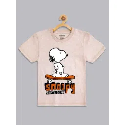 Kidsville Beige Printed T-Shirt-picture-40