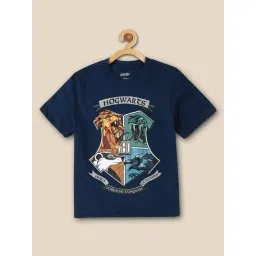 Kidsville Blue Cotton Printed T-Shirt-picture-47