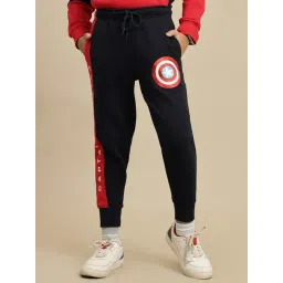 Kidsville Boys Black & Red Printed Joggers-picture-12