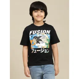 Kidsville Boys Black Cotton Printed T-Shirt-picture-13