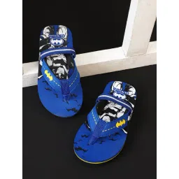 Kidsville Boys Blue Batman Printed Flip Flops-picture-11