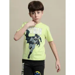 Kidsville Boys Green Cotton Printed T-Shirt-picture-33