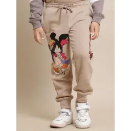 Kidsville Boys Khaki Character Based Jogger-picture-41