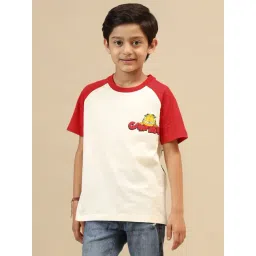 Kidsville Garfield Printed Regular Fit Tshirt For Boys-picture-35