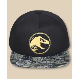 Kidsville Jurassic World Featuring Dinosaur Designed Cap - Black-picture-24