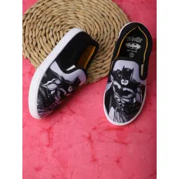 Kidsville Kids Batman Printed Black Loafers-picture-32