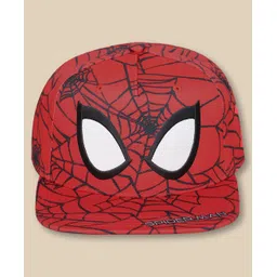 Kidsville Marvel Avengers Featuring Spiderman Character Printed Cap - Red-picture-28