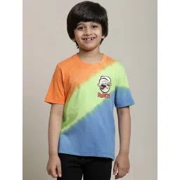 Kidsville Multicolor Cotton Printed Popeye T-Shirt image 1