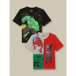 Kidsville Multicolor Cotton Printed T-Shirt-picture-18