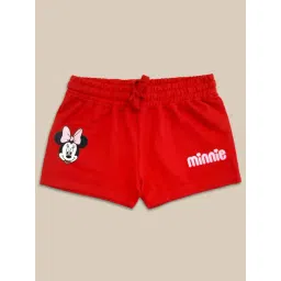 Kidsville Red Minnie Print Shorts-picture-32