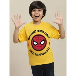 Kidsville Spiderman Printed Tshirt For Boys-picture-33
