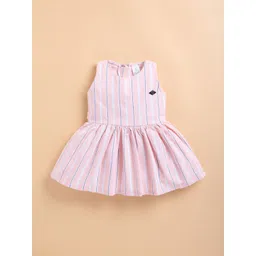 KIDZELLO Striped Fit & Flare Dress-picture-47