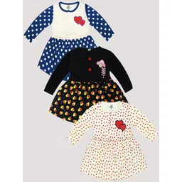 KidzzCart Polka Dot Print Fit & Flare Dress-picture-27