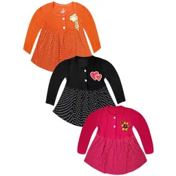 KidzzCart Polka Dot Print Fit & Flare Dress-picture-14