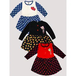 KidzzCart Polka Dot Print Fit & Flare Dress-picture-17