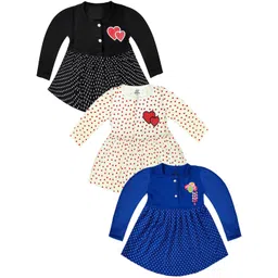 KidzzCart Polka Dot Print Fit & Flare Dress-picture-19