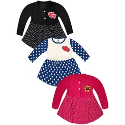 KidzzCart Polka Dot Print Fit & Flare Dress-picture-22